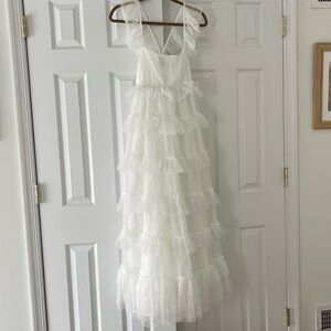 White Show Me Your Mumu Fairytale Maxi Dress